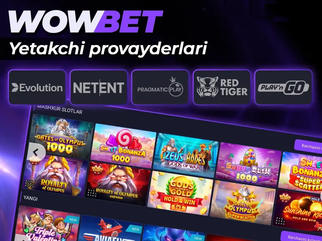 wowbet provayderlari