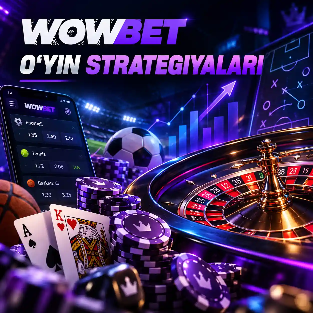 WowBet o‘yin strategiyalari — slotlar, ruletka va sport tikishlari