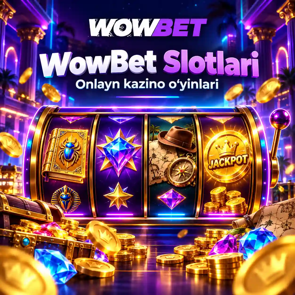 WowBet slotlari — Book of Dead, Starburst va Gonzo’s Quest